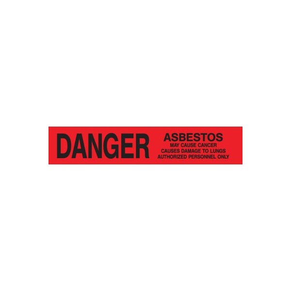 National Marker Co Printed Barricade Tape - Danger Asbestos Hazard PT30 - main